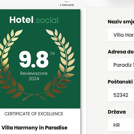 Villa Harmony In Paradise Svetvinčenat 외부 사진